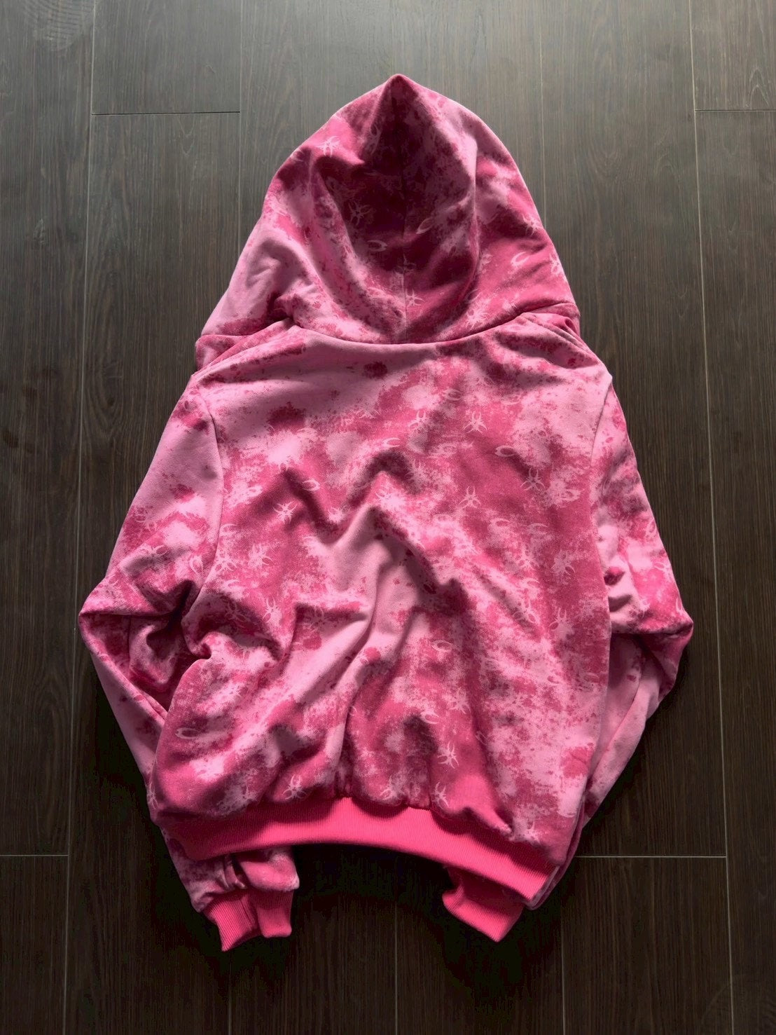 Cozy world Wide】PINK GLAMOUR ZIP UP HOODIE – PRESSING WEB SHOP
