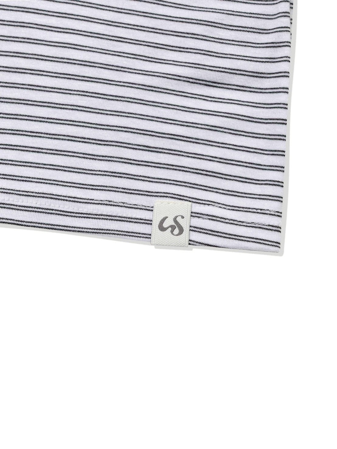 12/21 20:00 発売【Uglyshadow】THIN STRIPED T-SHIRT