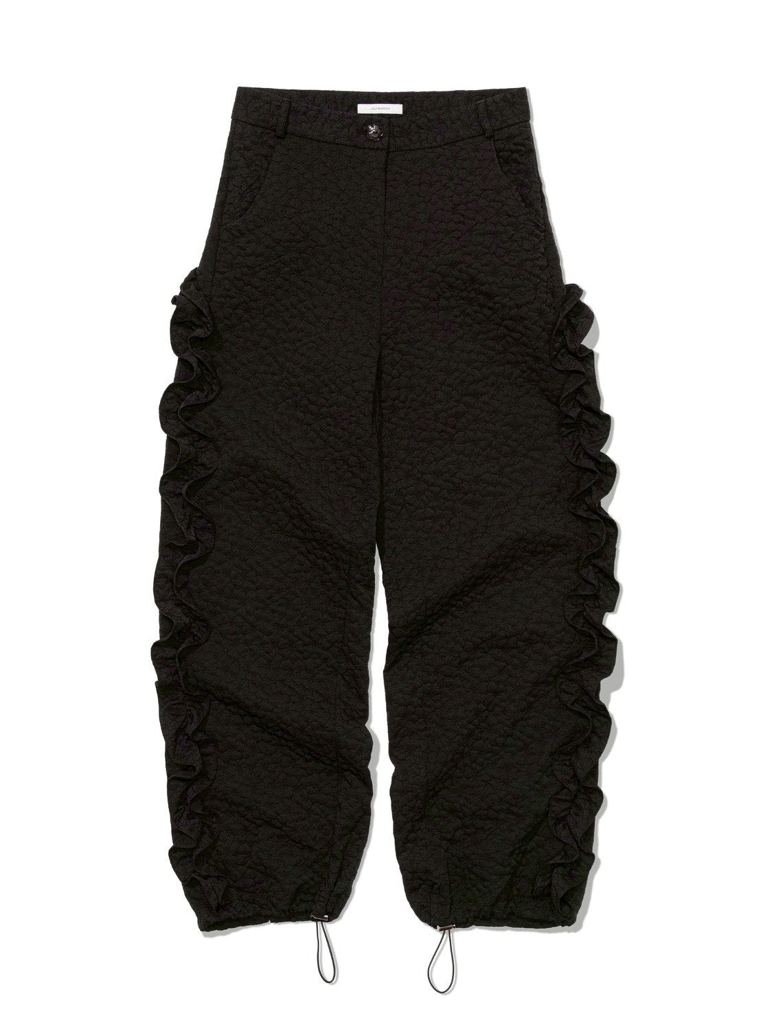 12/21 20:00 発売【Uglyshadow】FLOWER RUFFLE PANTS