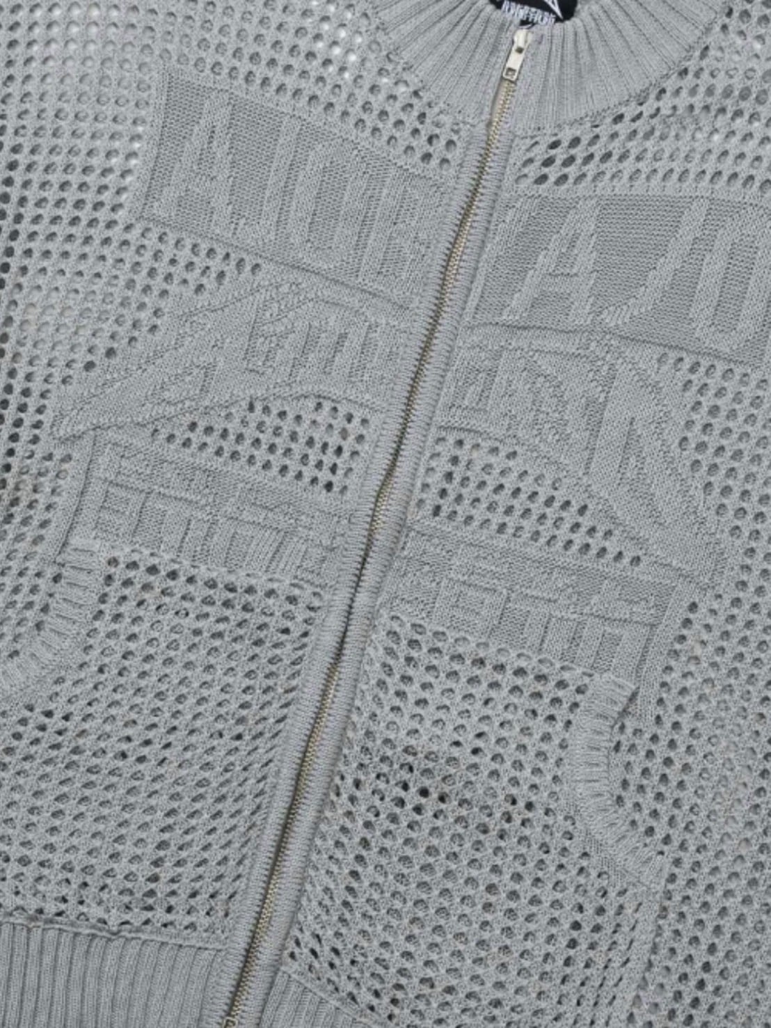 着画、物撮りまだ【AJOBYAJO】Total Logo Drop Needle Zip-Up
