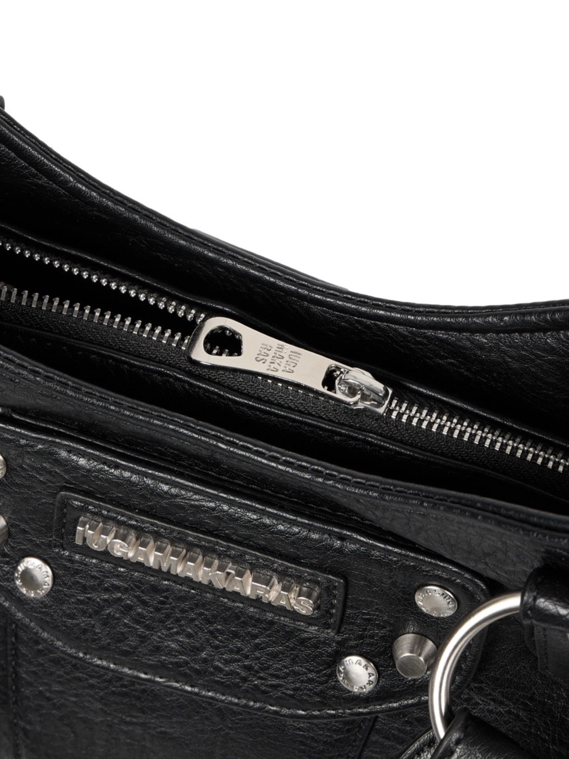 【IUGAMAKARAS】Studded Leather Mini Shoulder Bag