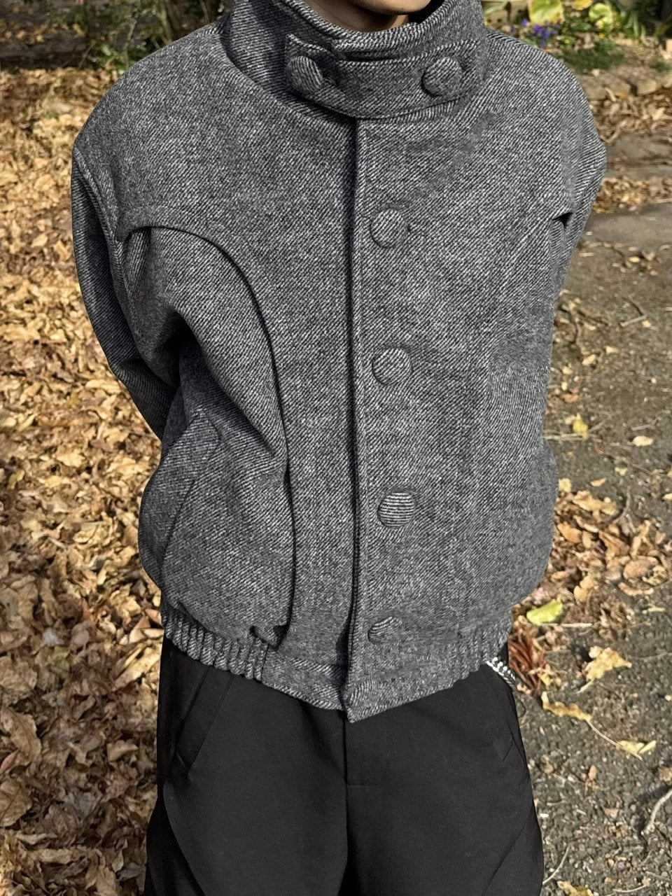 国際配送【RENOL】stand collar jacket