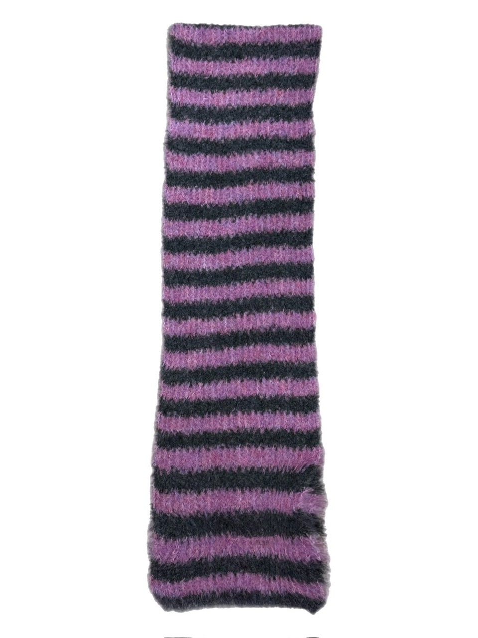 受注制【Chikashitsu +】candy border muffler / 【チカシツプラス】キャンディーボーダーマフラー (4color)