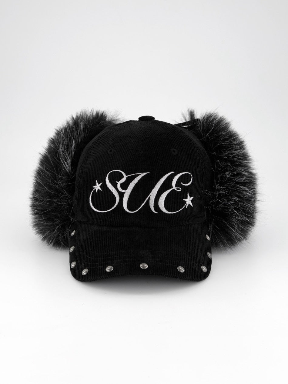 【SETUP‐EXE】CORDUROY FUR EARFLAP CAP / 【セットアップエグゼ】コーデュロイファーイヤーラップキャップ