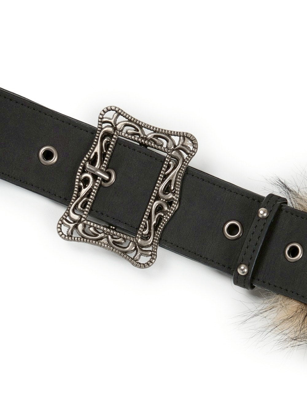 【AAKAM】Fur Belt Bag