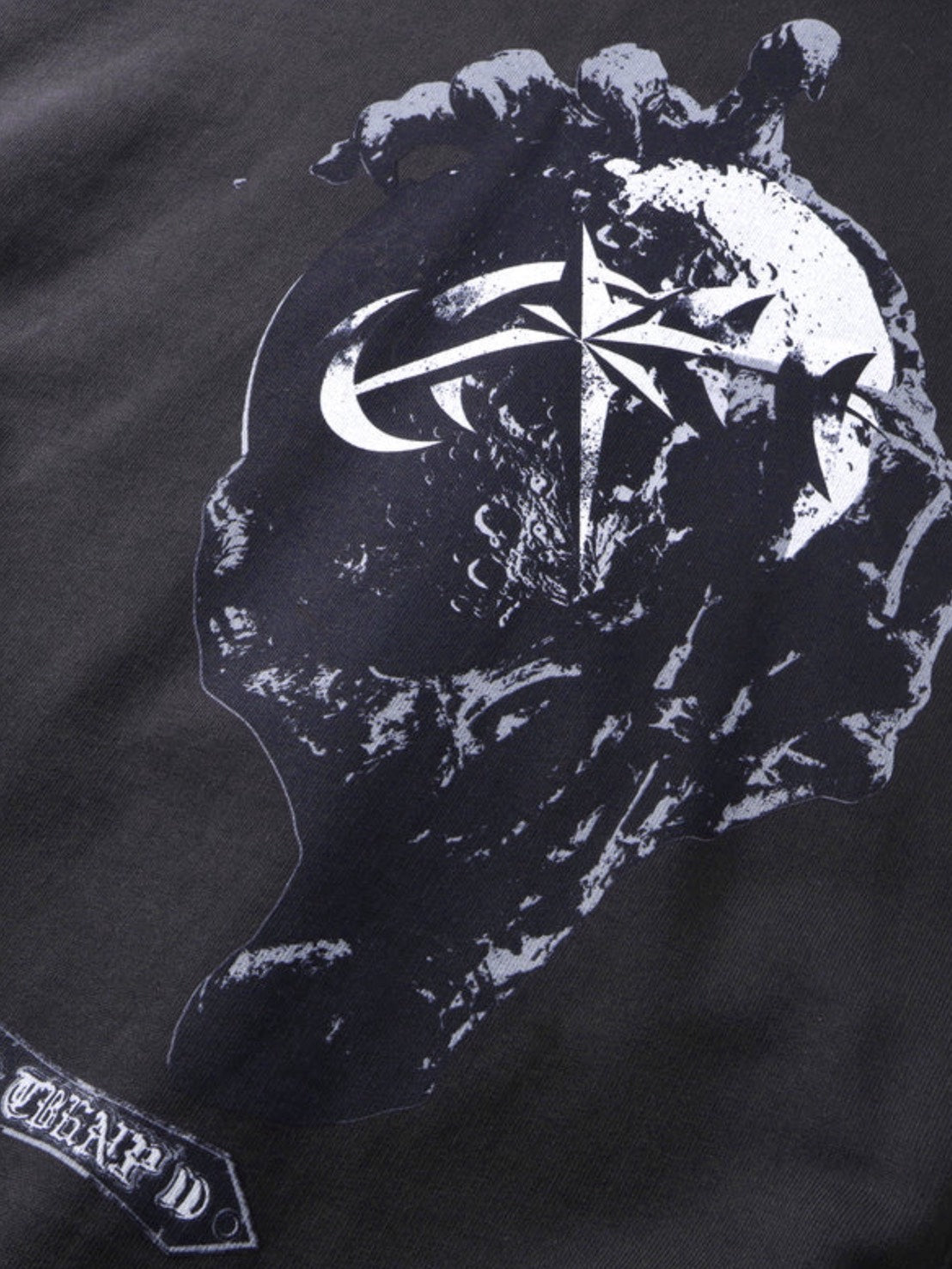 【The Boy Has No Patience】TBHNP LUMINOUS DAWN WASHED PRINTED DESTROYED HOODIE / 【ザボーイハズノーペーシェンス】ウォッシュプリントプルオーバーパーカー