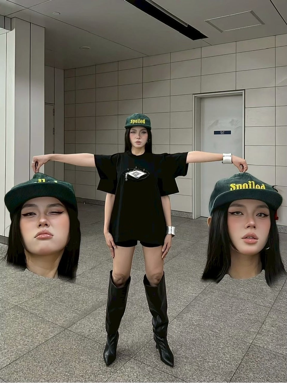 2/28 20:00発売【UNIZ】Monster Zip Eye T-Shirt / 【ユニズ】ジップアイ半袖Tシャツ