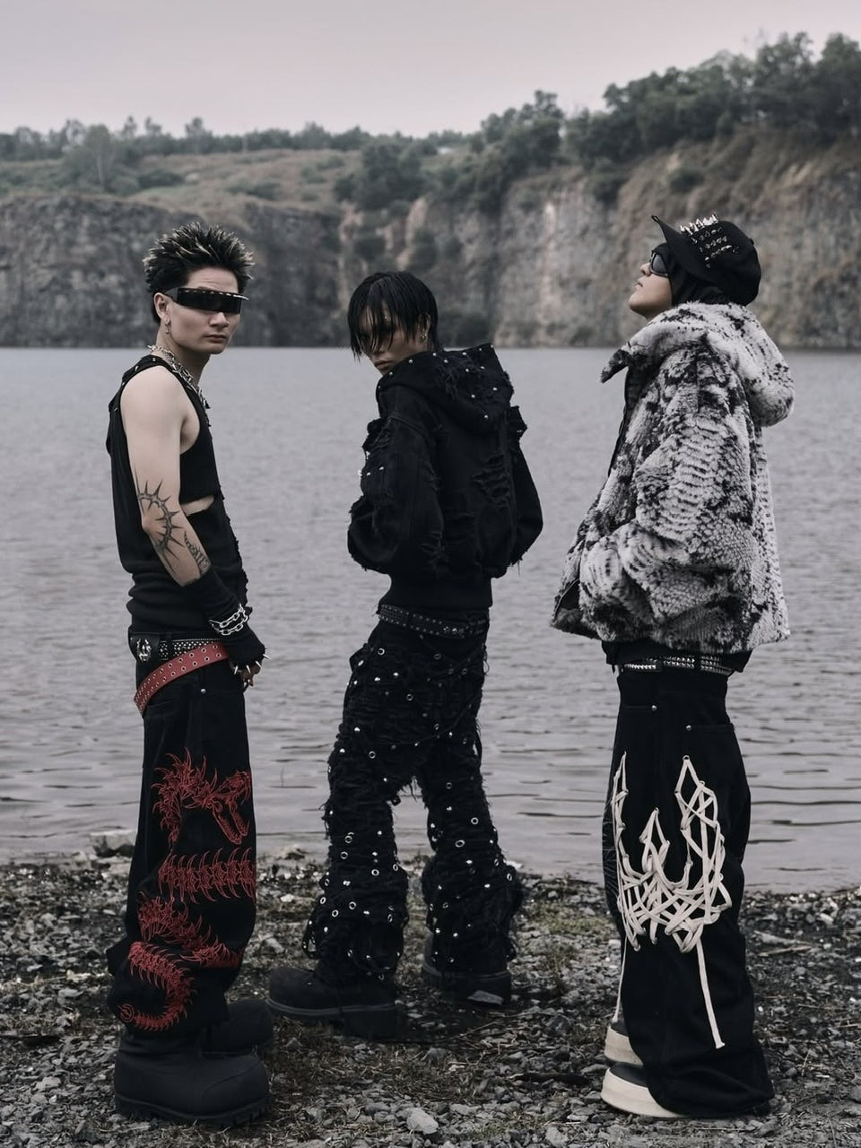 2/28 20:00発売【UNIZ】UNIZ Sigil Pants / 【ユニズ】グラフィックデニムパンツ