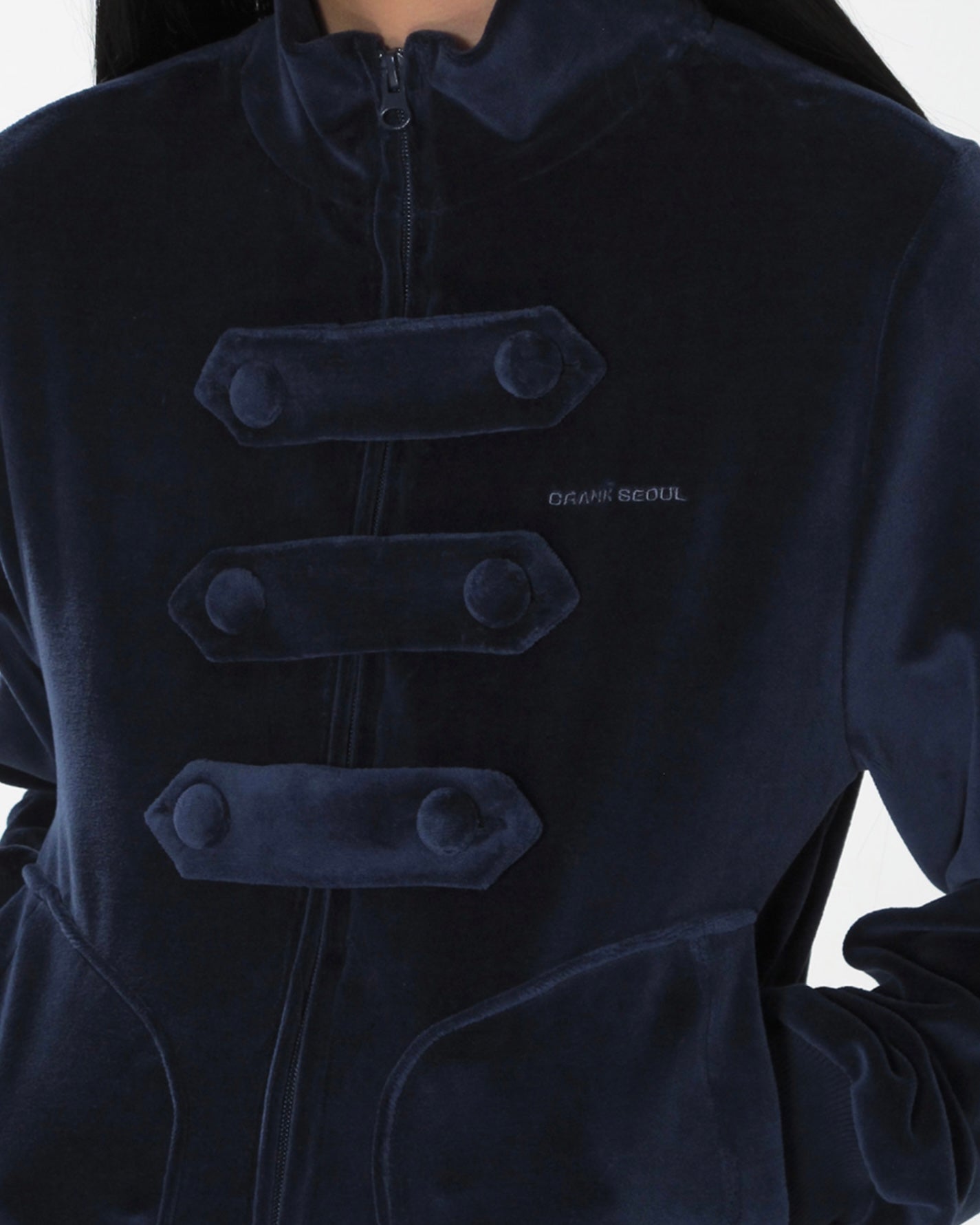 【CRANK】TOGGLE TERRY ZIP-UP