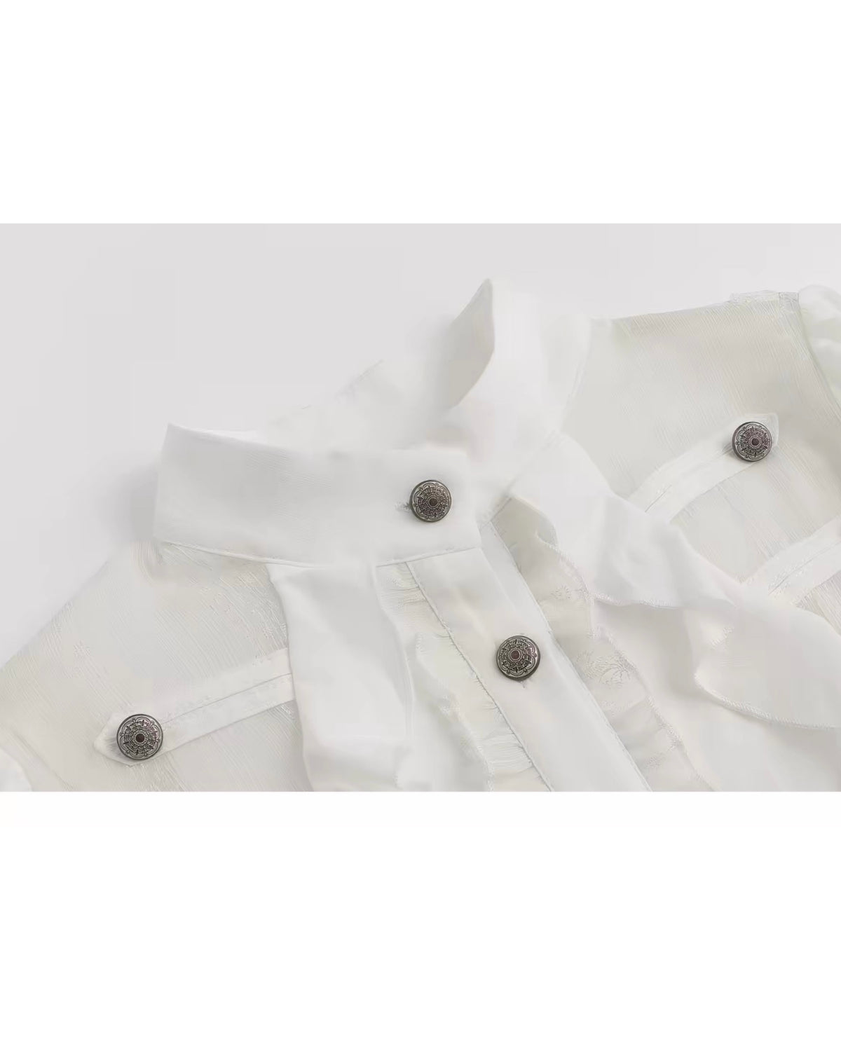 【Cest Nous】Napoleon Ruffled Blouse