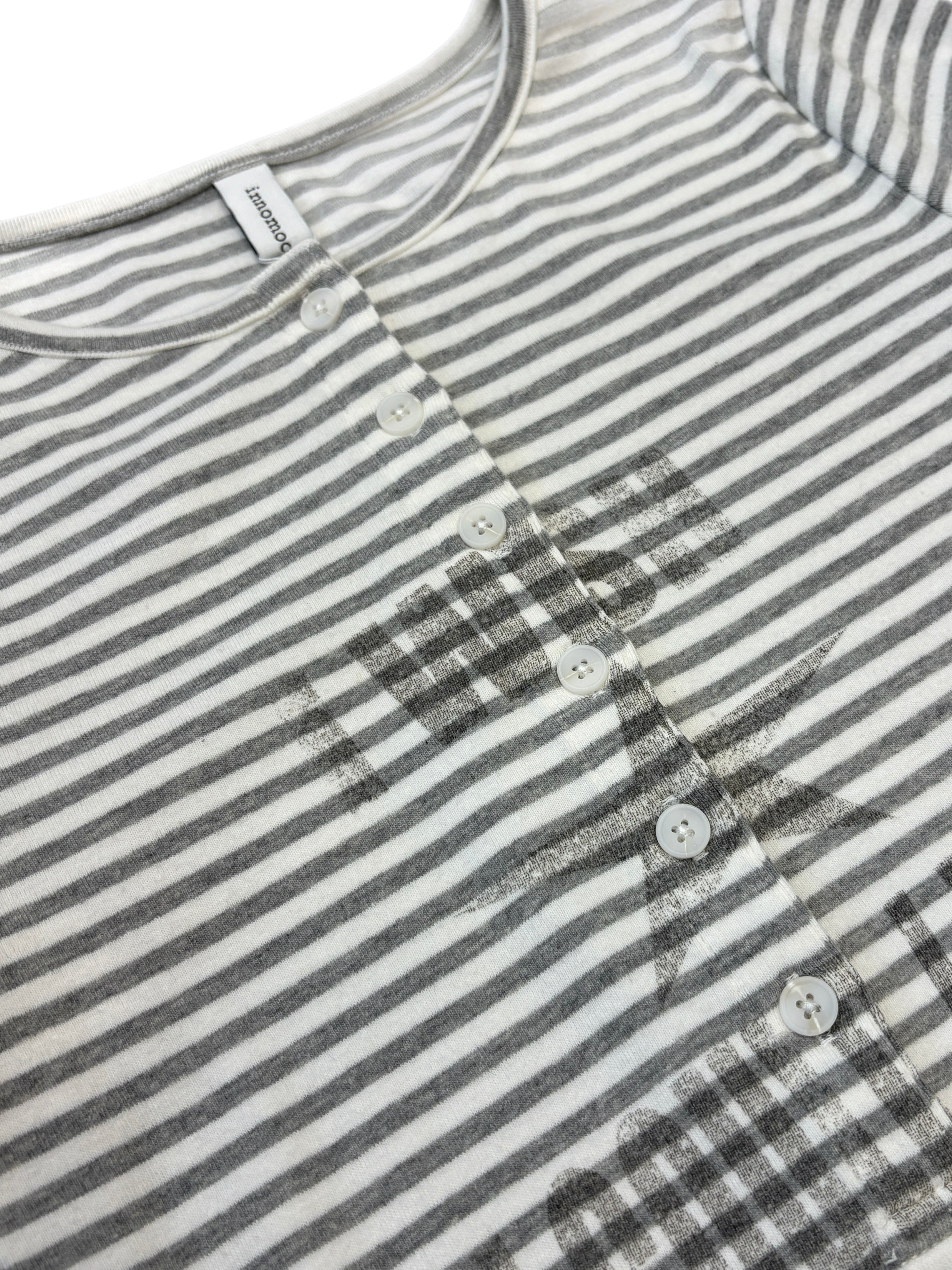 国際配送【BABY09】 3way border print tops (2color)