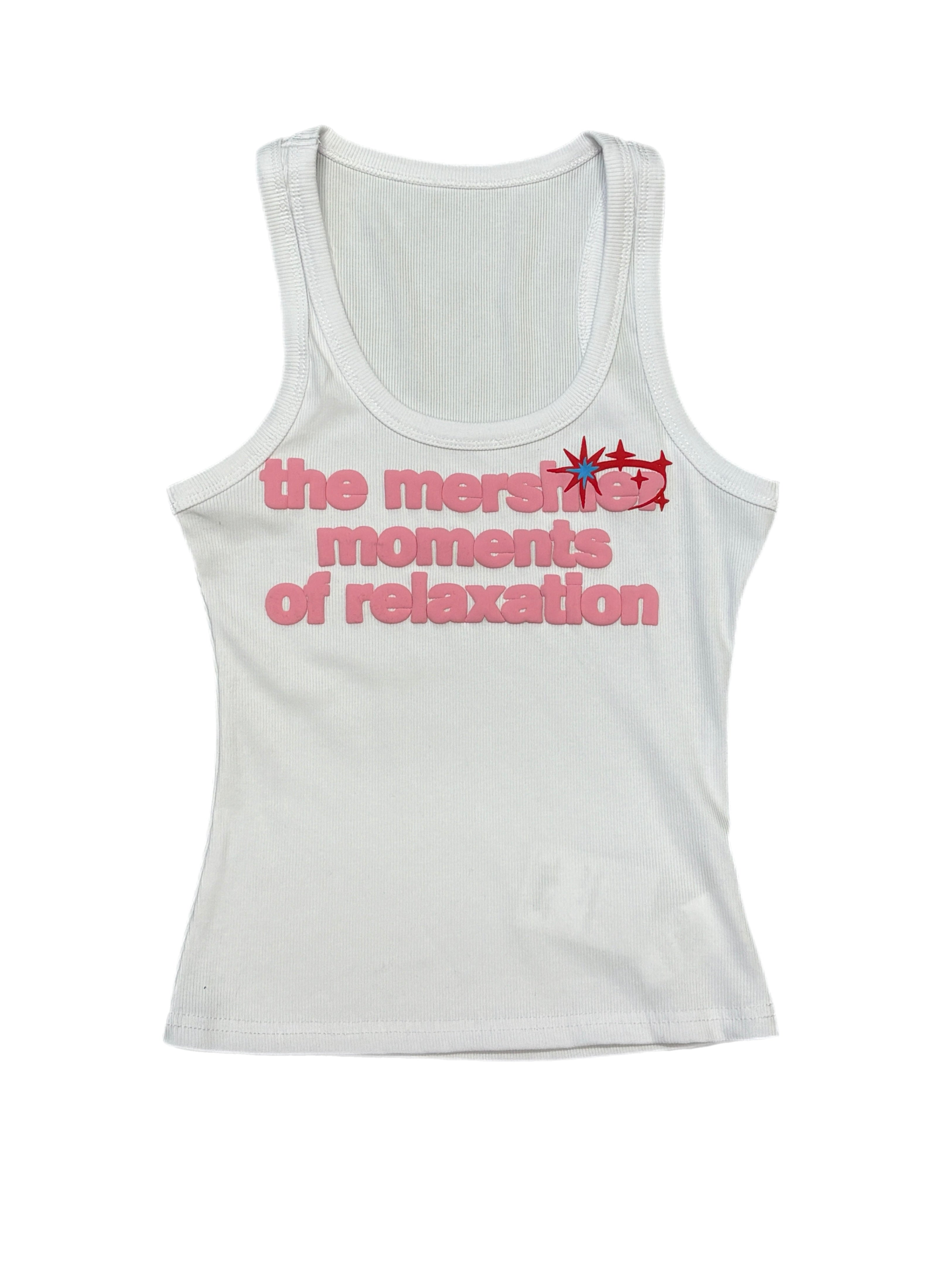 国際配送【Never mind the XU】graphic logo sleeveless (2color)