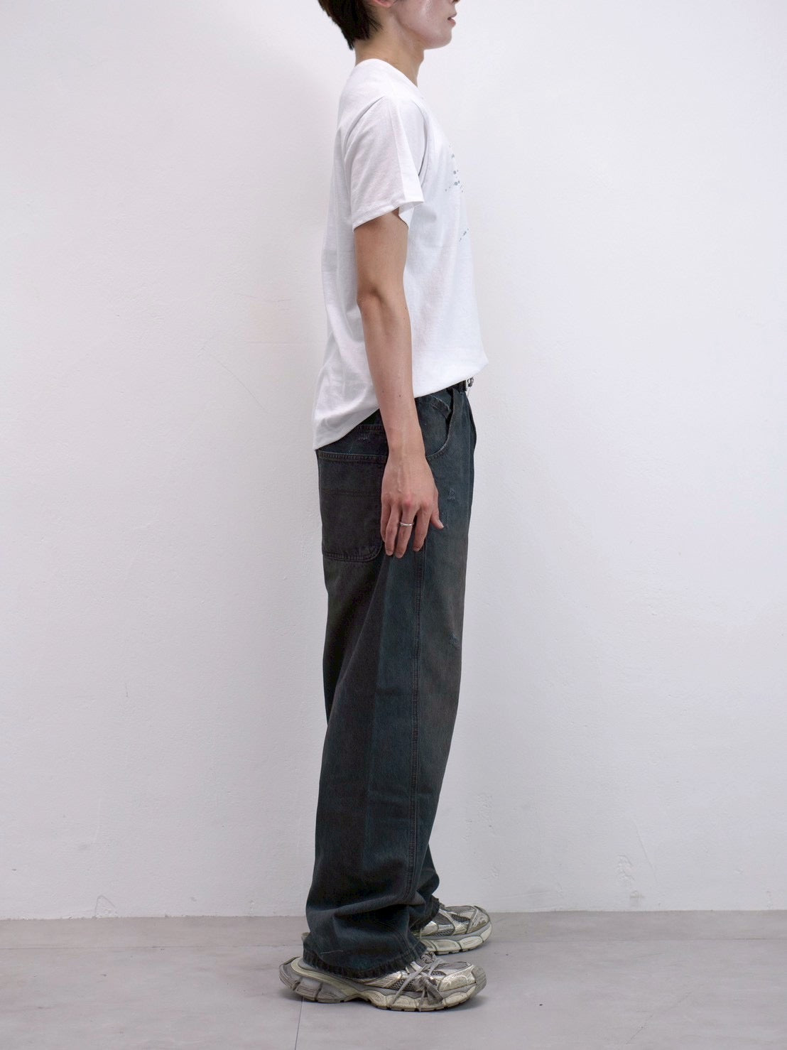 受注制【Chikashitsu +】sunshine printing crop tee (4color)