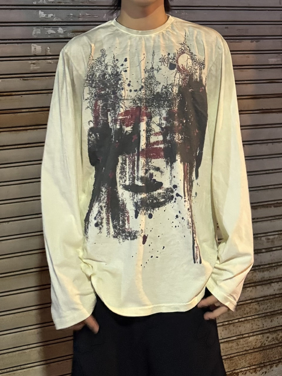 国際配送【RENOL】grunge long sleeve tee