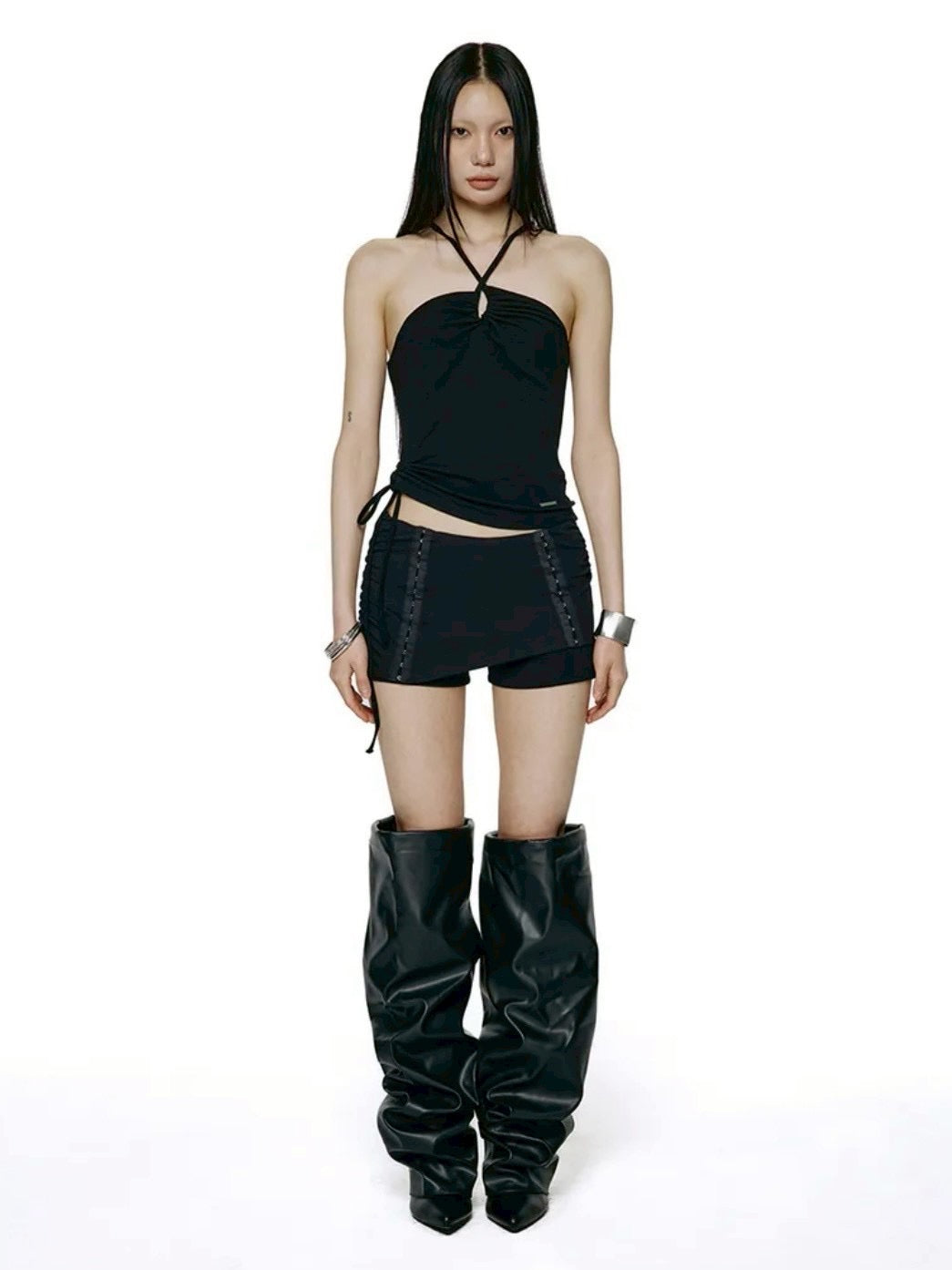 【ROCK CAKE】Waist Band Layer Shorts