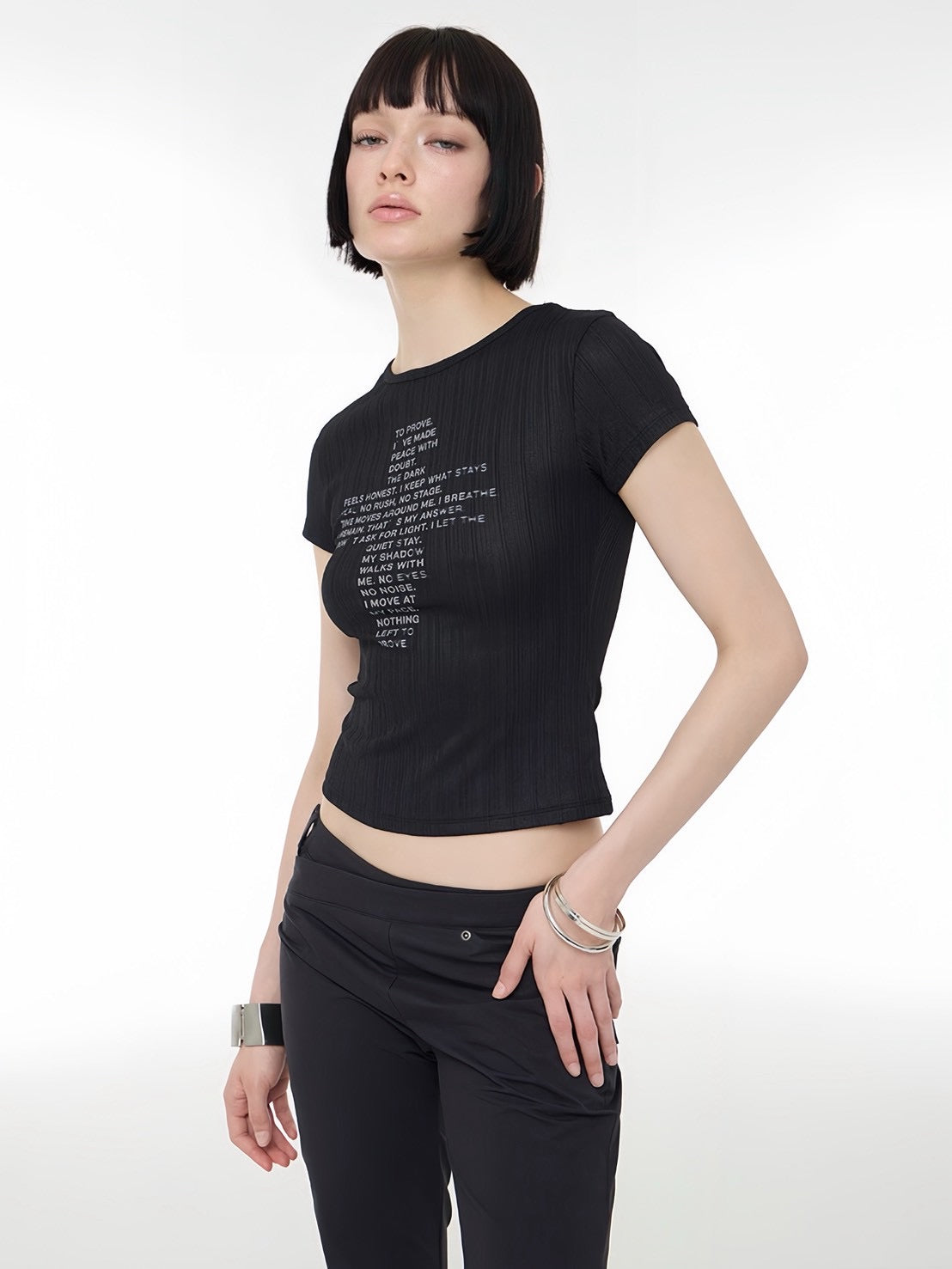 【ROCK CAKE】Cross Crop Top