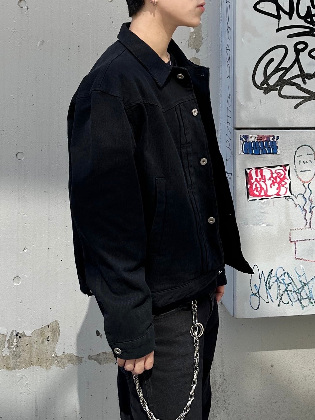 大阪店WEB限定受注制【Chikashitsu +】dry western cotton jacket