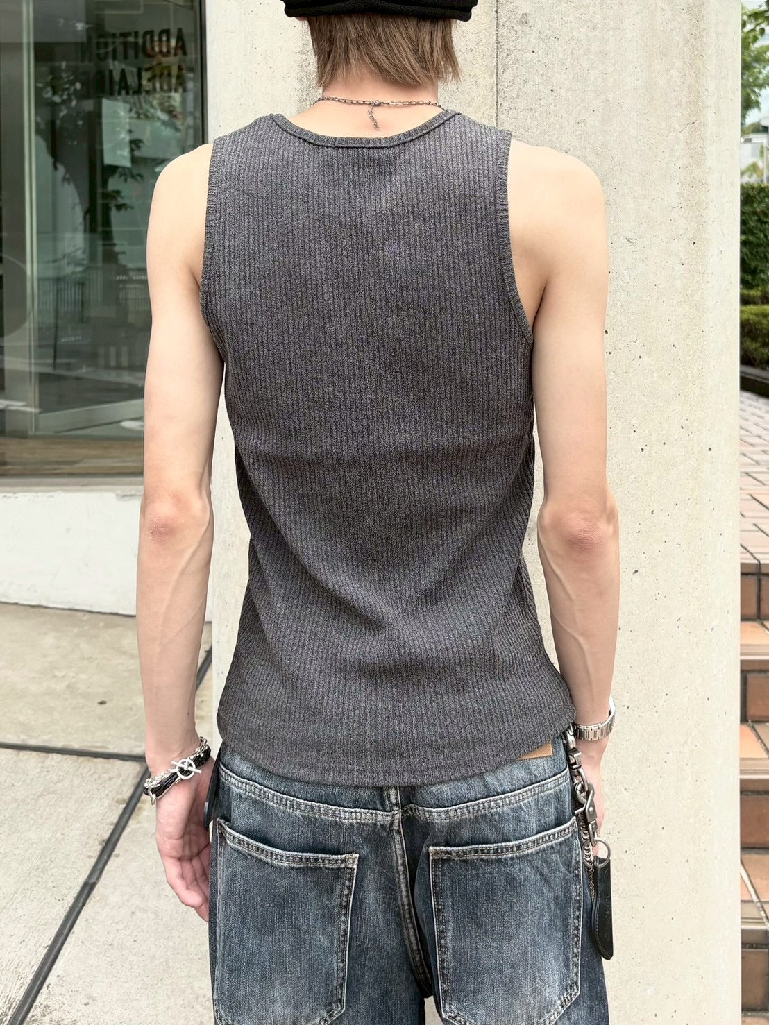 受注制【nmtc+】tight tank top (3color)