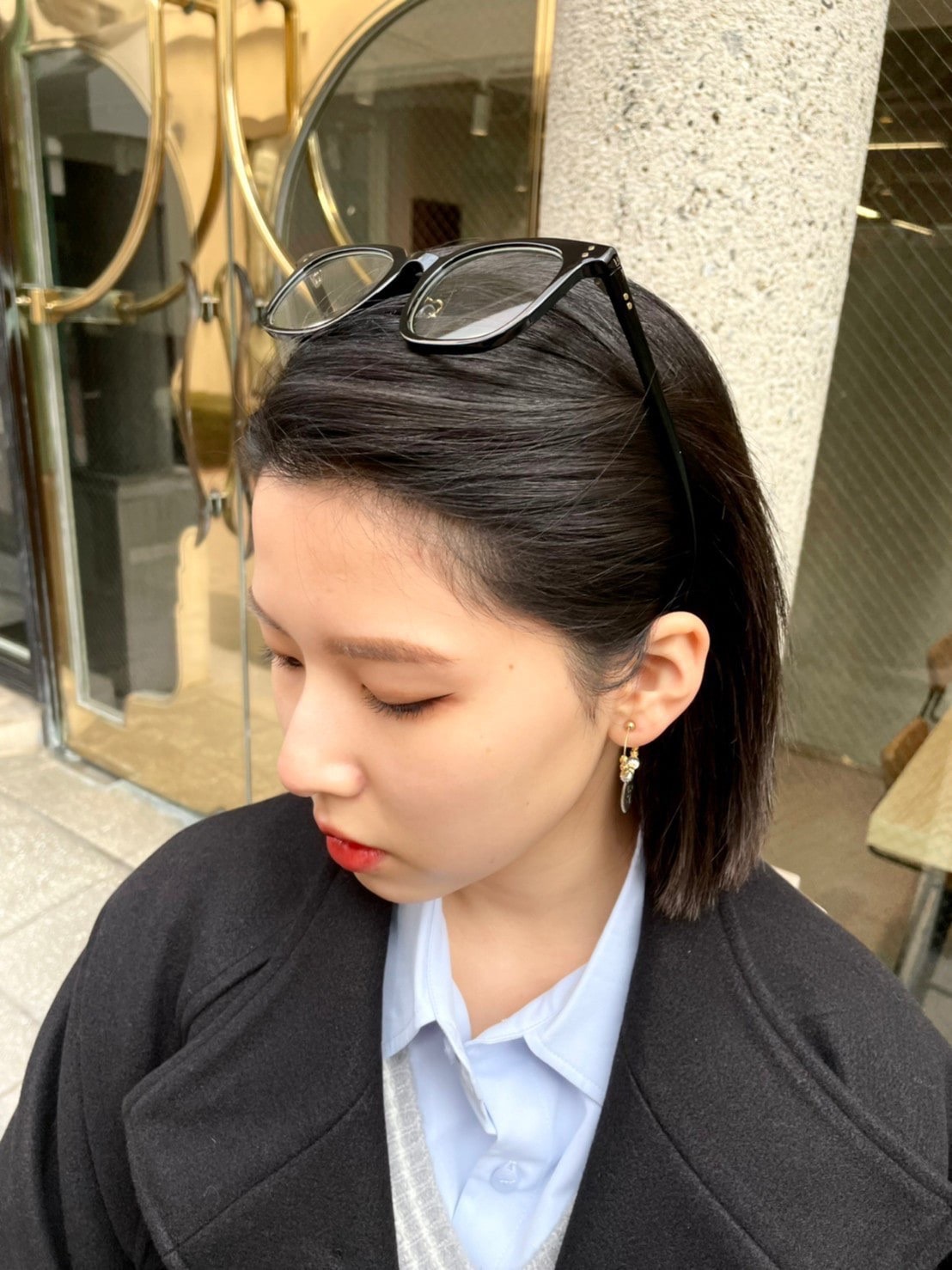 【Chikashitsu +】clear sunglasses 4