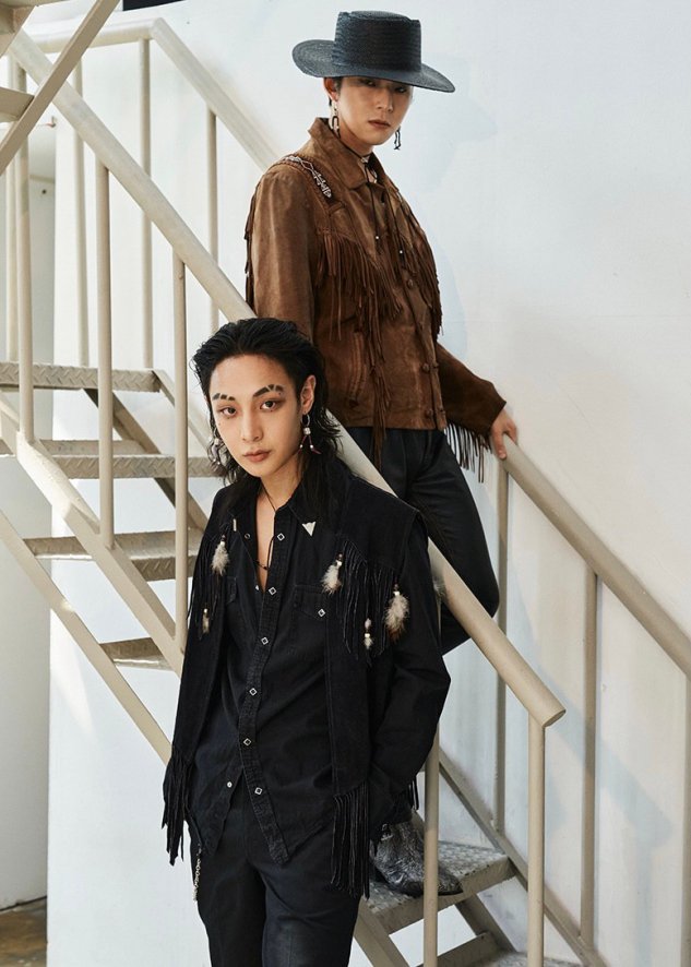 【BYBE RECORDS × BLACK PURPLE】Leather Piercing