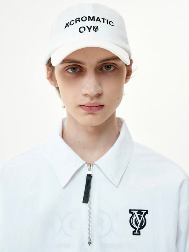 【OY】SLOGAN LOGO MESH CAP