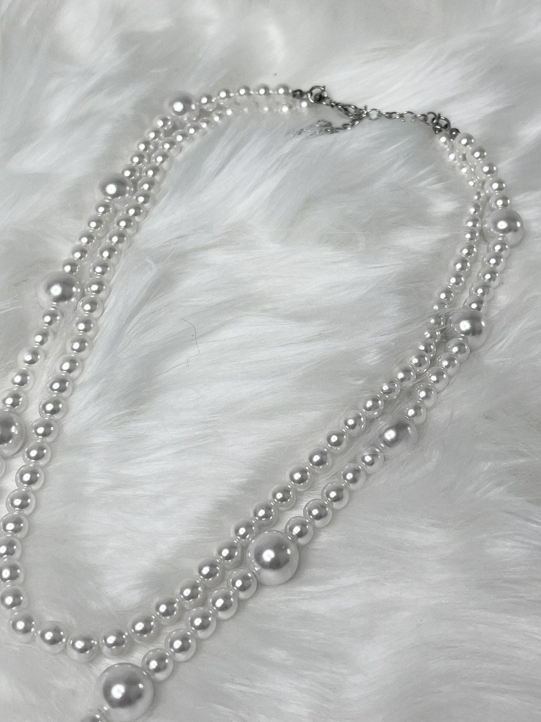 受注制【Rosen Kreuz】pearl cross 2 necklace