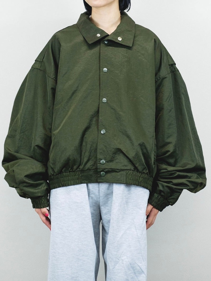 受注制【Chikashitsu +】design cropped blouson (2color)