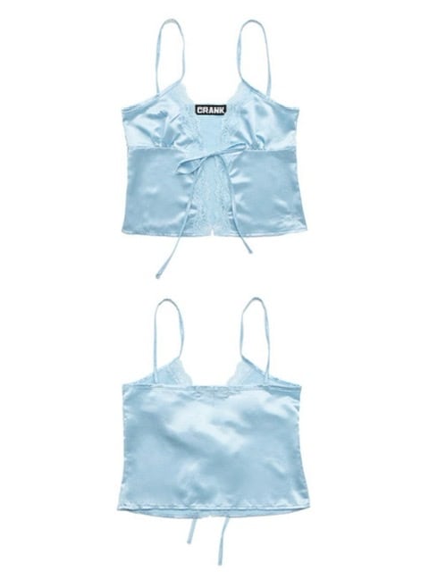 【CRANK】SATIN LACE BUSTIER