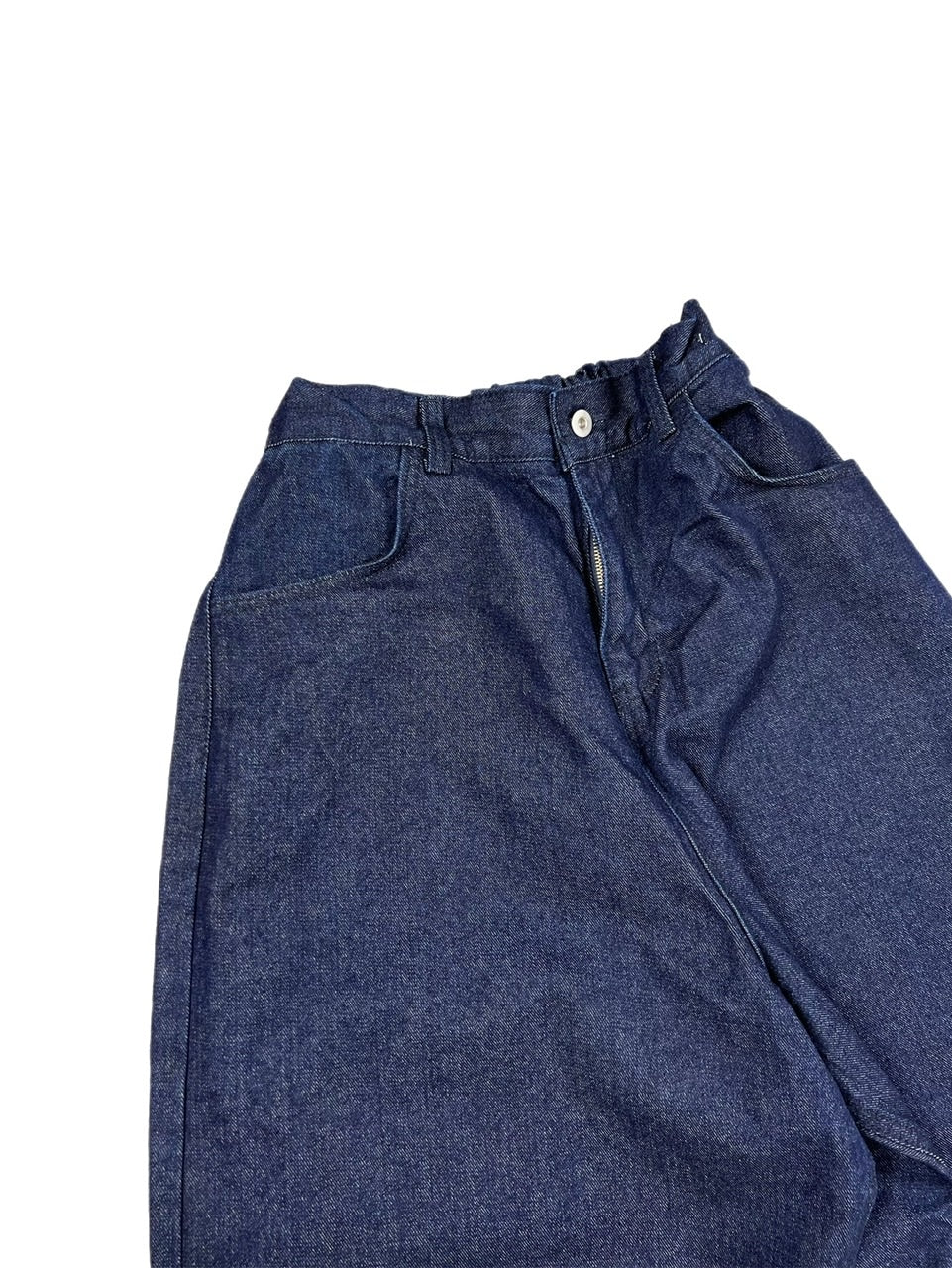受注制【Chikashitsu +】super wide denim pants (4color)