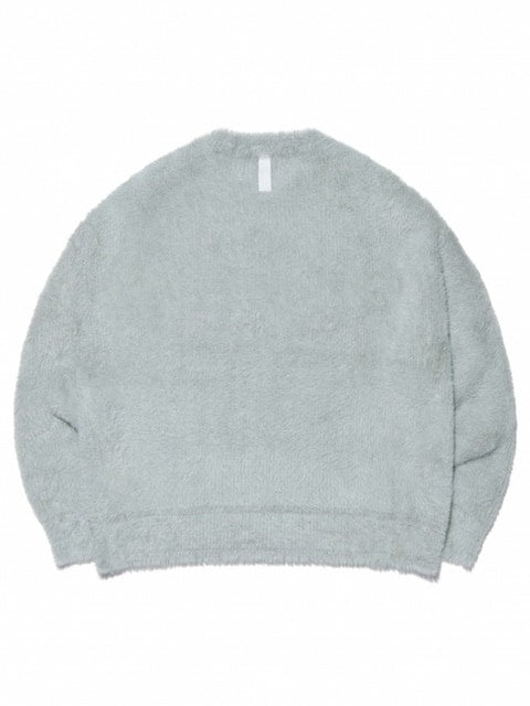 【NOMANUAL】CROPPED HAIRY KNIT (15color) / 【ノーマニュアル】クロップドヘアリー長袖ニット