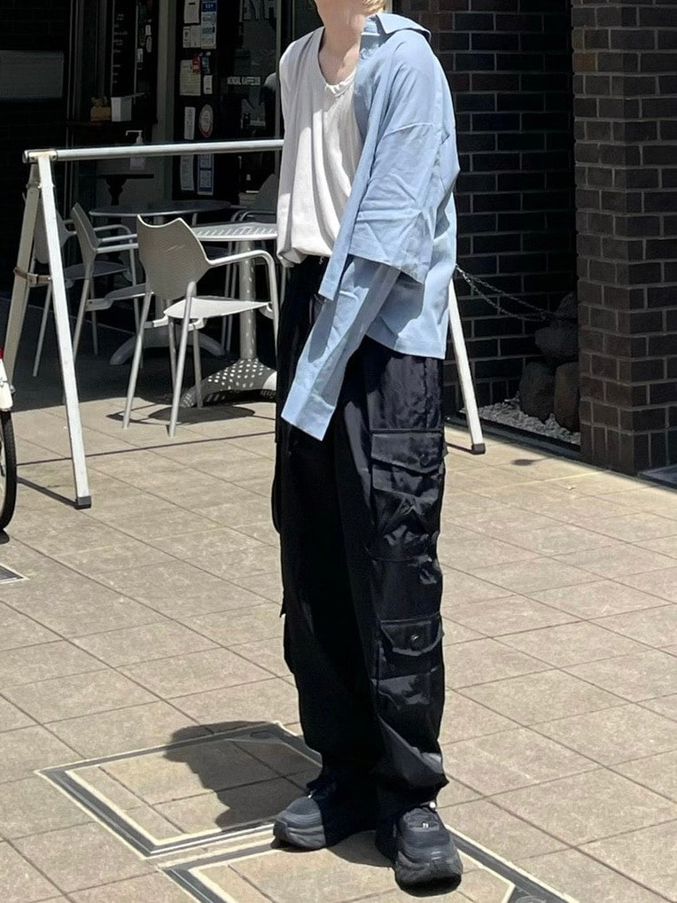 受注制【Chikashitsu +】design cargo pants (2color)