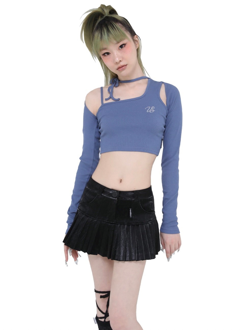 【Ugly shadow】DAILY CROP CARDIGAN