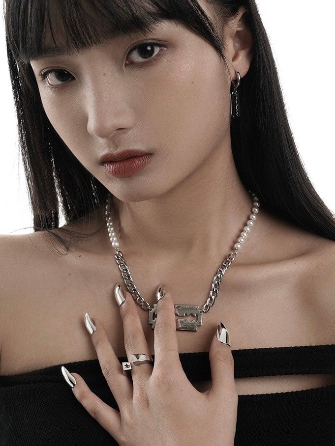 【LURS】LURS Big head and small tail ring