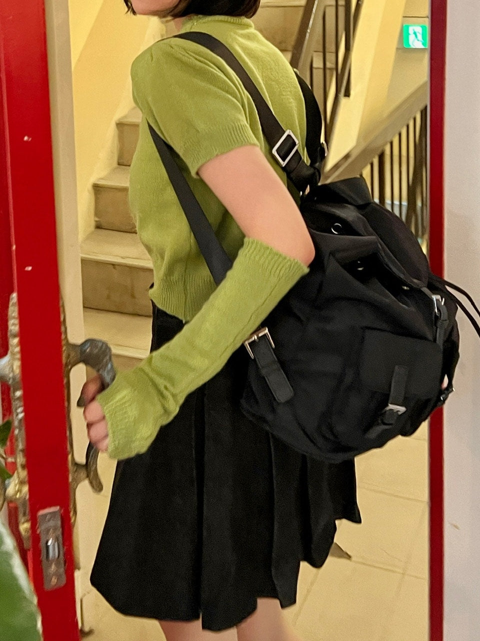 受注制【Chikashitsu +】design belt backpack