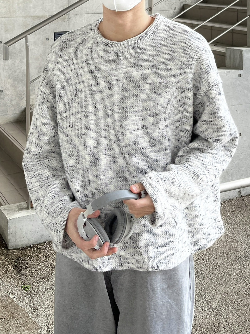 【youll】mix knit (2color)