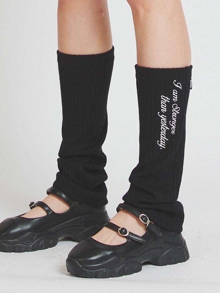 【CRANK】LETTERING LEG WARMER