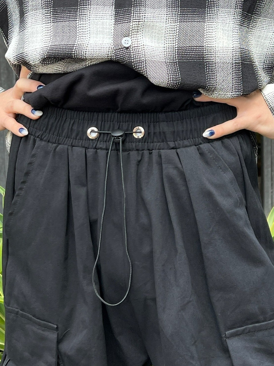 大阪店WEB限定受注制【Chikashitsu +】full length cargo pants (2color)