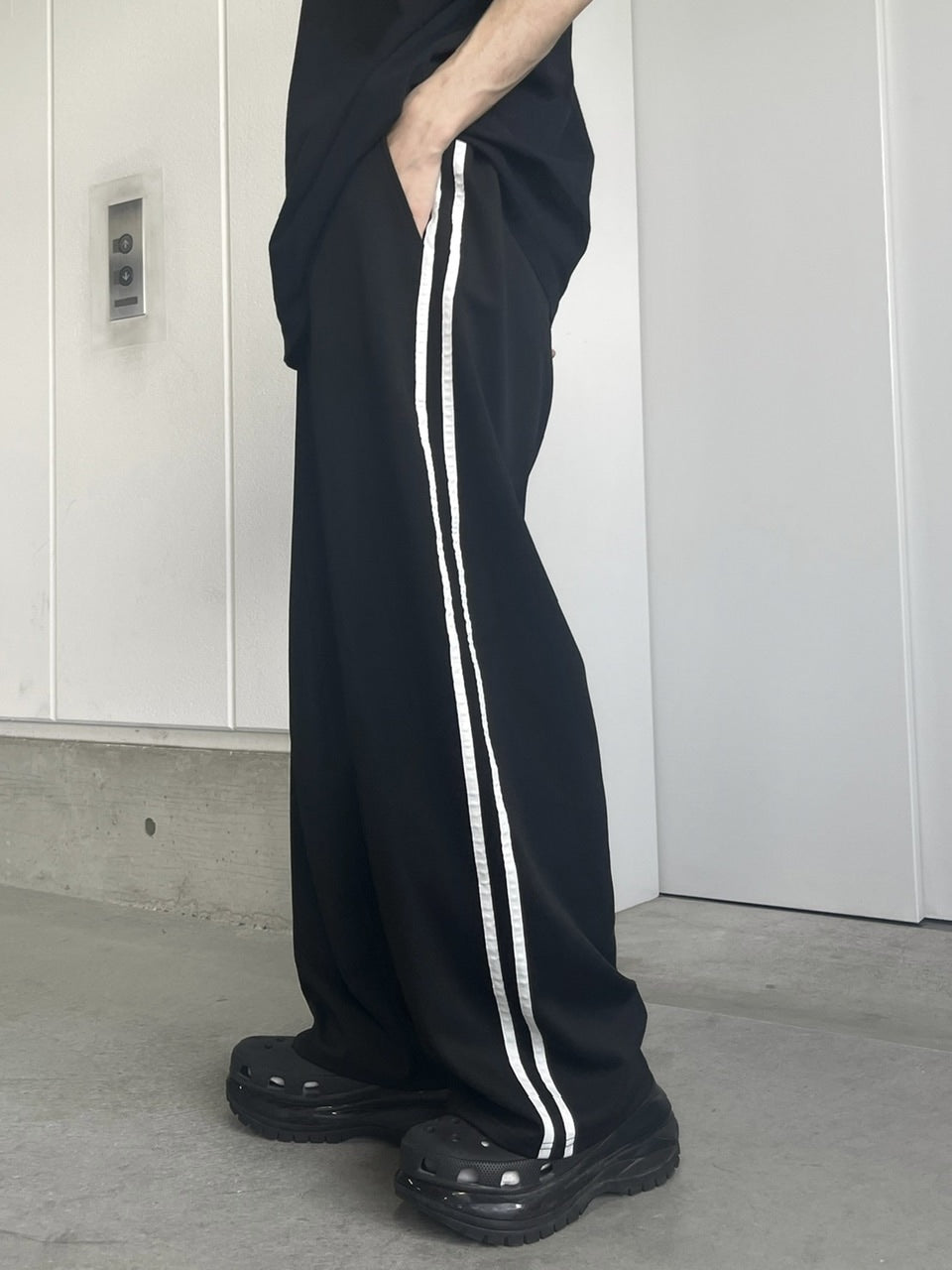 受注制【youll】track wide pants (2color)