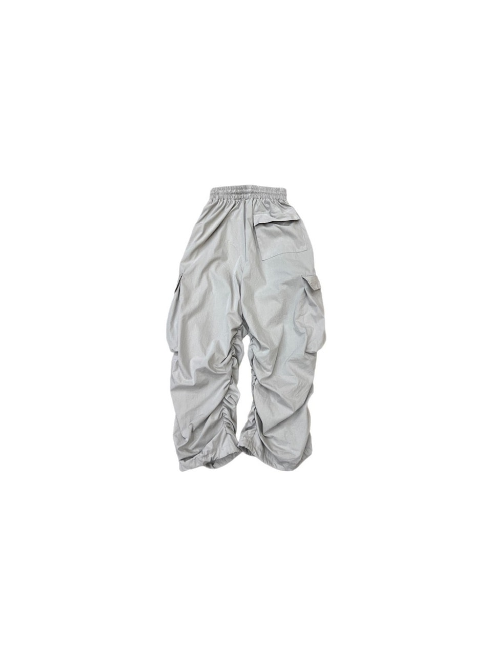 受注制【Chikashitsu +】oversized gather cargo pants (3color)