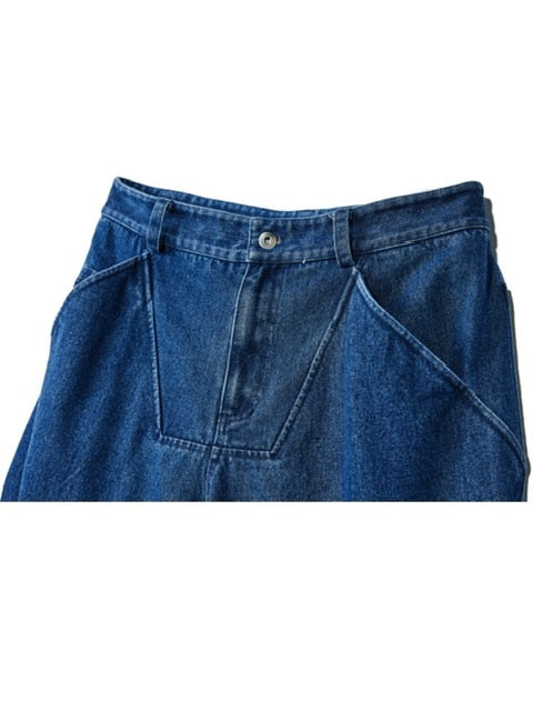 【ARCH by ROARINGWILD】Knee Pleat Jeans