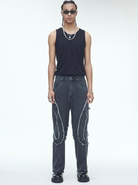 【SSERPE】COMMA DENIM PANTS