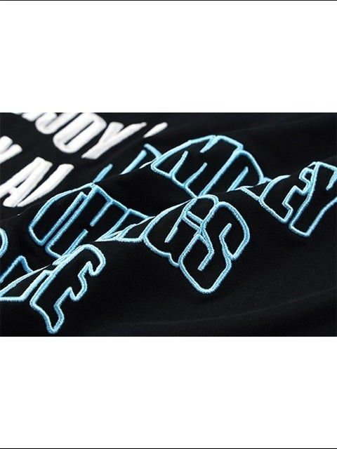 【MR. ENJOY DA MONEY】Cutting font short sleeves