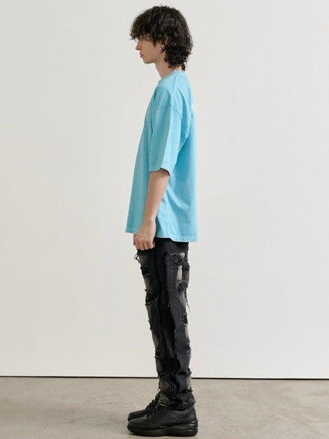 【RE:ON STUDIO】REON BACK LOGO PIGMENT T-SHIRT