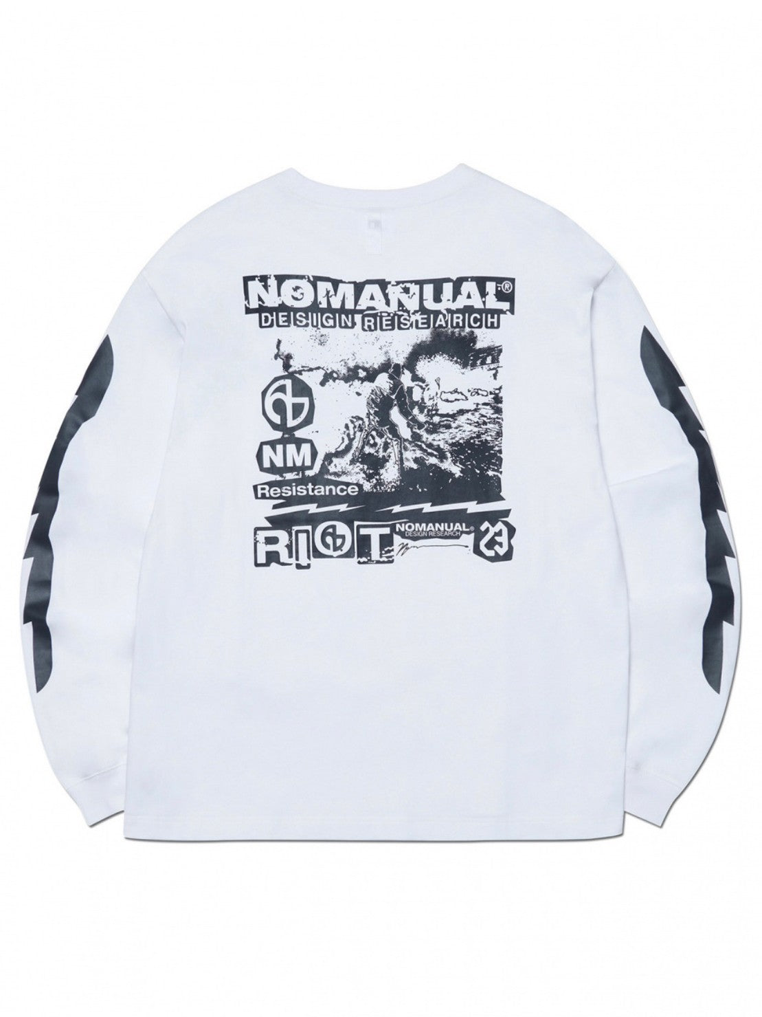 【NOMANUAL】RIOT LONG SLEEVE TEE