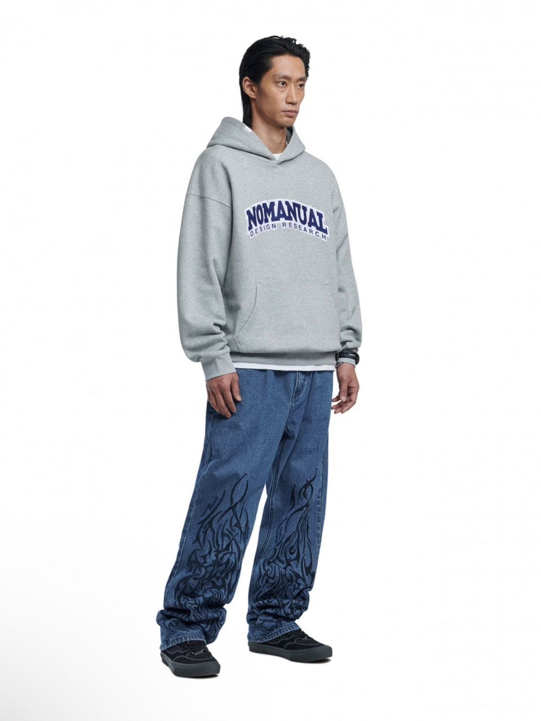 【NOMANUAL】ARCH D.R LOGO HOODIE