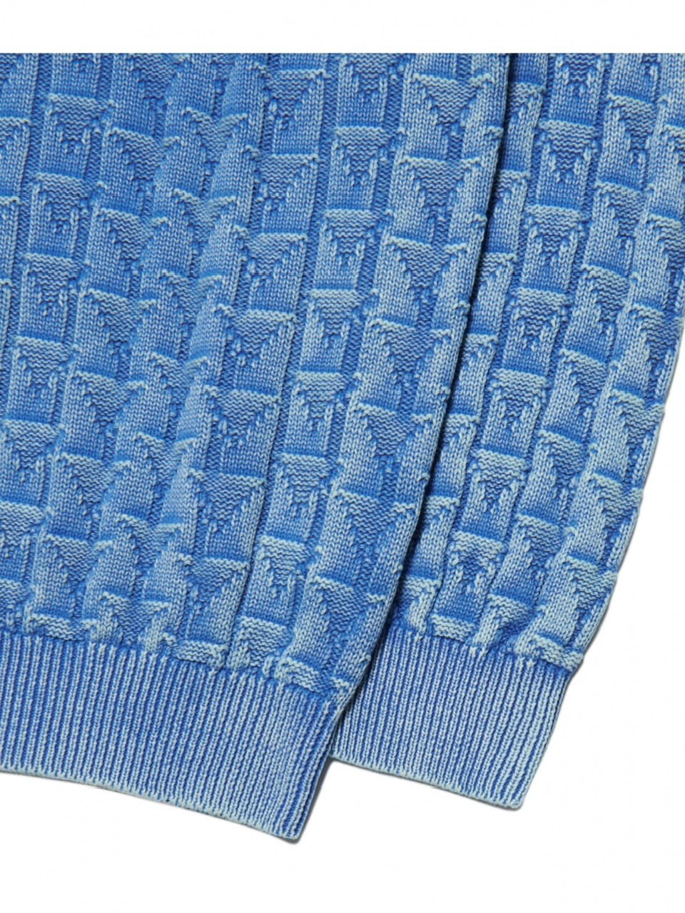 【NOMANUAL】SYMBOL JACQUARD KNIT / 【ノーマニュアル】シンボルジャガード長袖ニット