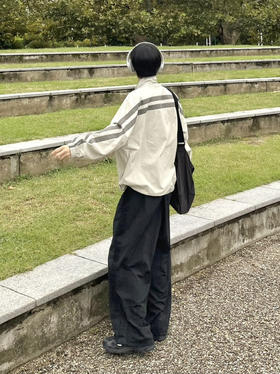 【youll】line windbreaker (2color)