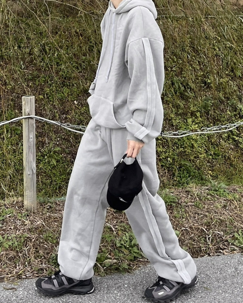 【youll】set up pigment sweat hoodie (2color)