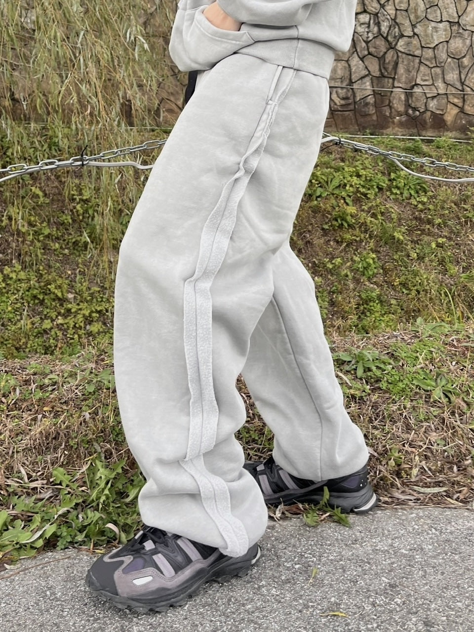 【youll】set up pigment sweat pants (2color)