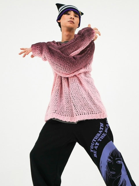 【YOUTHBATH】SQUARE STRIPE BEANIE